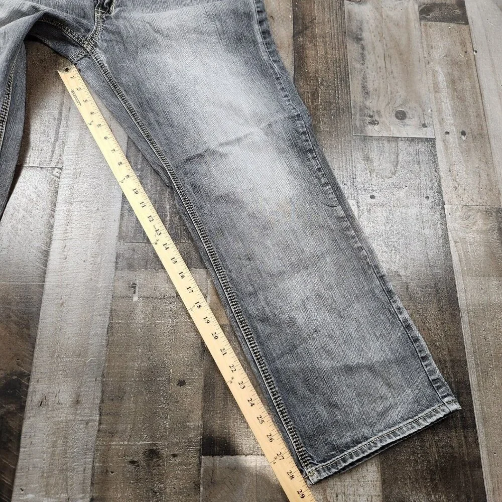 Mens TK Axel size 36x30 Relaxed Straight Mid Rise Jeans - Picture 6 of 11